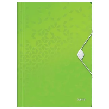 Leitz 3-Klappen-Mappe WOW PP A4, A4, polypropylén (PP), zelená, na výšku, 150 listov, 80 g/m²