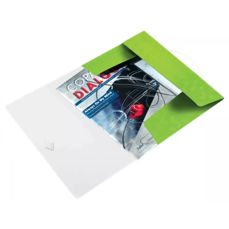 Leitz 3-Klappen-Mappe WOW PP A4, A4, polypropylén (PP), zelená, na výšku, 150 listov, 80 g/m²