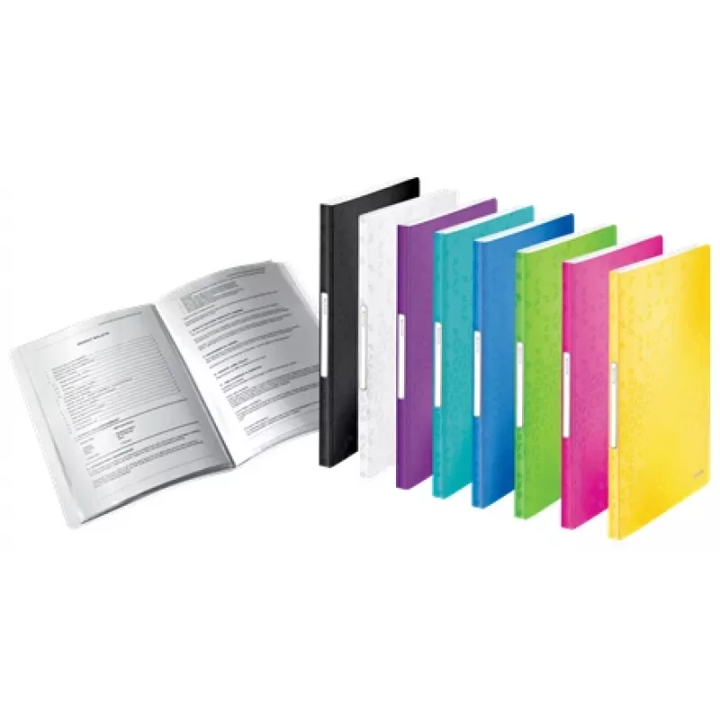 Leitz Display-Buch WOW PP 40 Hüllen, zelená, polypropylén (PP), 40 obalov, 40 listov, na výšku, A4