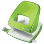 Leitz Locher WOW 5008 Metall 2-fach / 30 Blatt, 30 listov, zelená, kov, plast, 8 cm, 5,5 mm, A4, A5, A6, Folio, US-Quart, 8 x 8 x 8 cm
