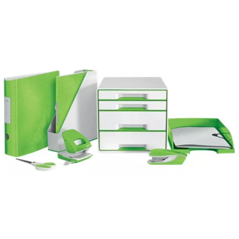 Leitz Briefablage WOW, plast, zelená, A4, 242 x 330 x 60 mm, 255 mm, 70 mm