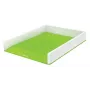 Leitz Briefablage WOW Zweifarbig, plast, zelená, biela, A4, A4, 267 mm, 336 mm