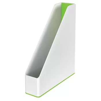 Leitz Zeitschriftensammler WOW Dual Colour, zelená, biela, plast, A4, 73 mm, 318 mm, 272 mm