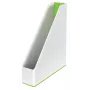 Leitz Zeitschriftensammler WOW Dual Colour, zelená, biela, plast, A4, 73 mm, 318 mm, 272 mm