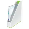 Leitz Zeitschriftensammler WOW Dual Colour, zelená, biela, plast, A4, 73 mm, 318 mm, 272 mm