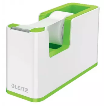 Leitz WOW Klebebandabroller, 1,9 cm, 33 m, polystyrén (PS), zelená, biela, 51 mm, 126 mm