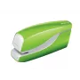 Leitz NeXXt zošívačka na batérie WOW 5566, 10 listov, predné plnenie, 1 cm, plast, zelená, batéria