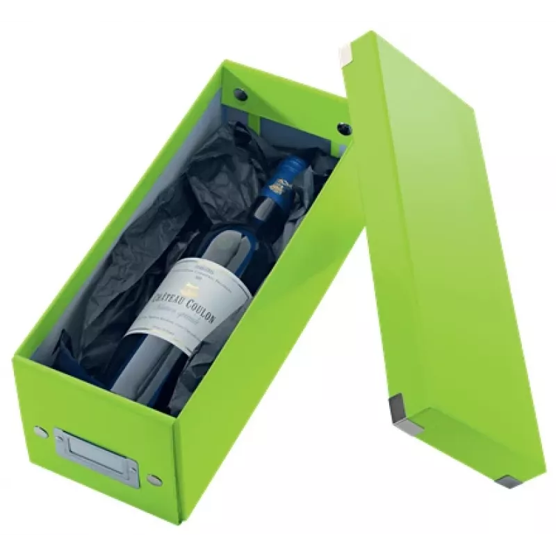 Leitz Click & Store WOW CD-Aufbewahrungsbox, zelená, kartón, 143 mm, 352 mm, 136 mm, 440 g