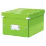 Leitz Click & Store WOW Kleine Aufbewahrungsbox, úložná krabica, zelená, obdĺžniková, kartón, jednofarebná, interiér