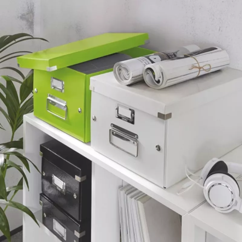 Leitz Click & Store WOW Medium Storage Box, zelená, kartón, 281 mm, 370 mm, 200 mm, 900 g