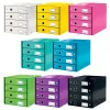Leitz Click & Store WOW skriňa so zásuvkami (4 zásuvky), zelená, kartón, 286 mm, 356 mm, 282 mm