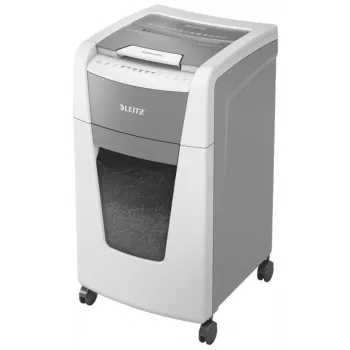 Leitz IQ Autofeed Office 300 Aktenvernichter P5, mikrostrih, 22 cm, 2 x 15 mm, 60 L, 700 listov, 55 dB