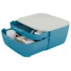 Leitz Cosy skriňa so zásuvkami, 2 zásuvky, polystyrén (PS), modrá, biela, 1 kus, 251 mm, 143 mm