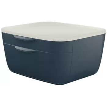 Leitz Cosy zásuvkový box 53570089, 2 zásuvky, sivá/svetlosivá, A4