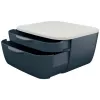 Leitz Cosy zásuvkový box 53570089, 2 zásuvky, sivá/svetlosivá, A4
