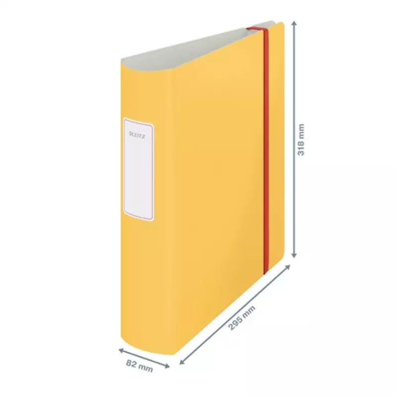 Leitz 180° Active Cosy Aktenordner 80 mm, A4, Polyfoam, žltá, 500 listov, 80 g/m², 8,2 cm