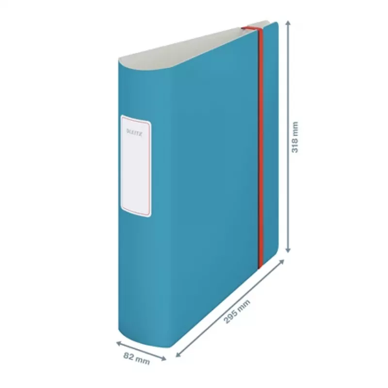 Leitz 180° Active Cosy Aktenordner 80 mm, A4, Polyfoam, modrá, 500 listov, 80 g/m², 8,2 cm