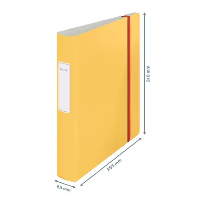 Leitz 180° Active Cosy Aktenordner 60mm, A4, Polyfoam, žltá, 350 listov, 80 g/m², 6,5 cm