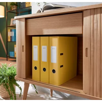 Leitz 180° Cosy Hebelordner Soft Touch 80 mm, A4, kartón, žltá, textúrovaný povrch, 600 listov, 80 g/m²