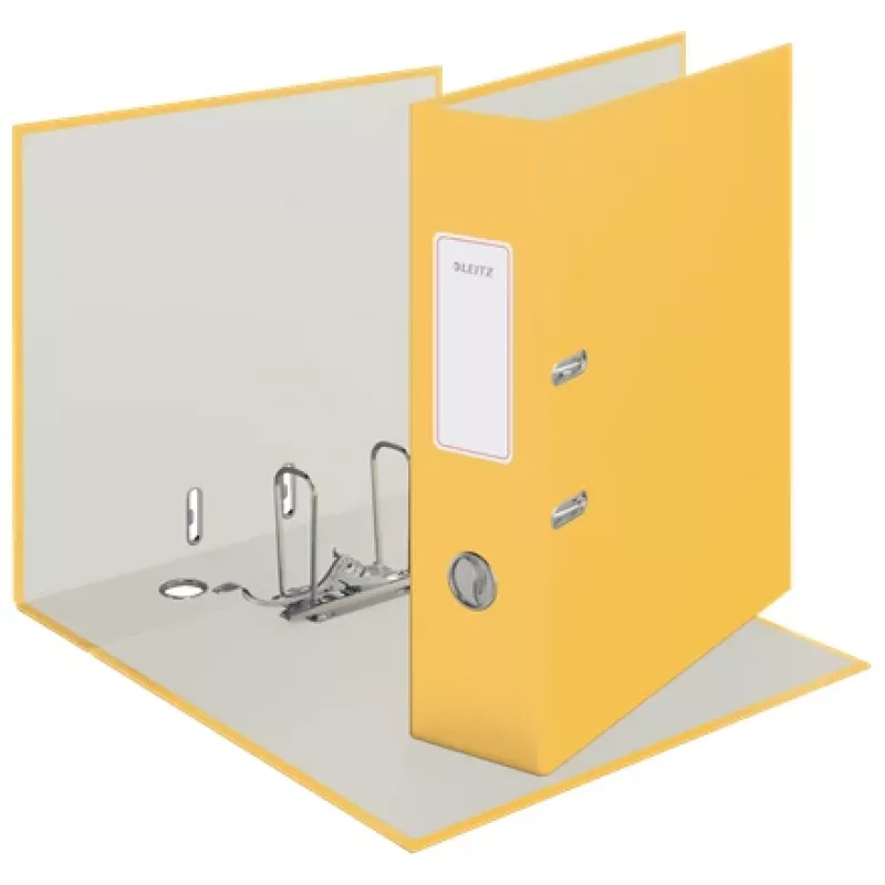 Leitz 180° Cosy Hebelordner Soft Touch 80 mm, A4, kartón, žltá, textúrovaný povrch, 600 listov, 80 g/m²
