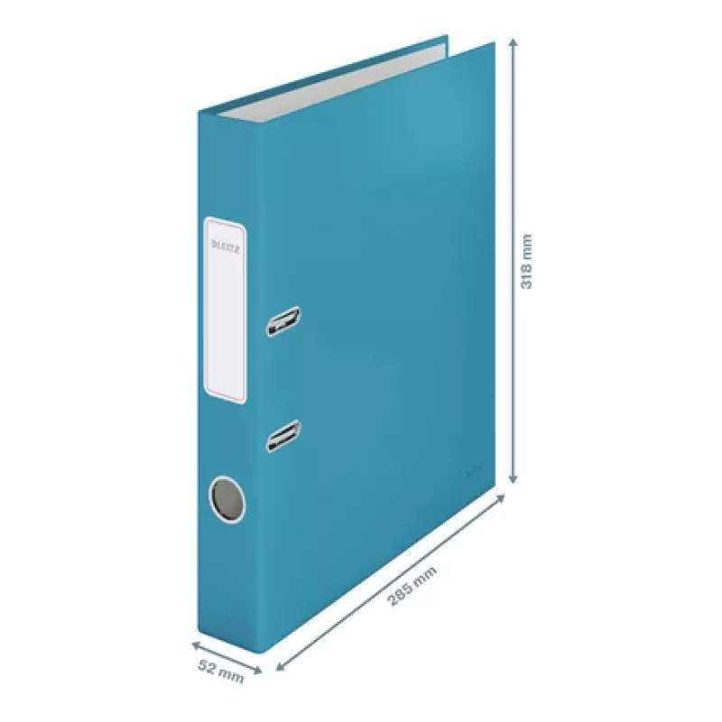Leitz 180° Cosy pákový zakladač Soft Touch 50 mm, A4, kartón, modrá, štruktúrovaný povrch, 350 listov, 80 g/m²