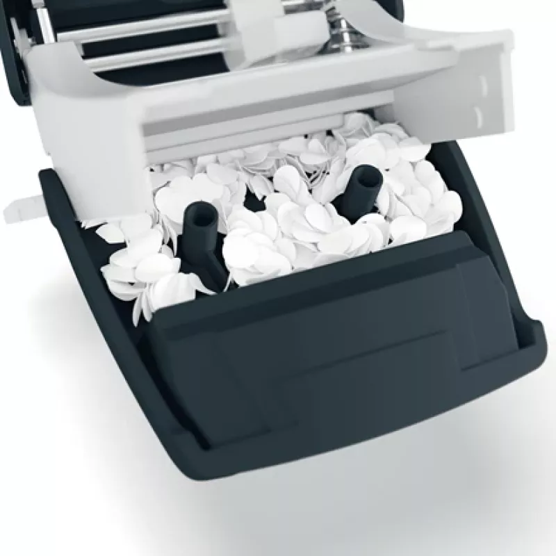Leitz Cosy dierovačka 2-dierkovacia 30 listov, 30 listov, čierna, plast, 8 cm, 5,5 mm, A4, A5, A6, Folio, US-Quart, 8 x 8 x 8 cm