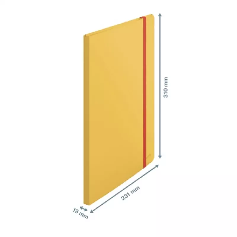 Leitz Cosy Mobile Display Book Plus, žltá, polypropylén (PP), 20 obalov, na výšku, A4, 231 mm