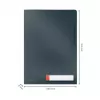 Leitz Cosy Privacy Folder, klasické zakladačové dosky, A4, polypropylén (PP), čierna, matná, na výšku