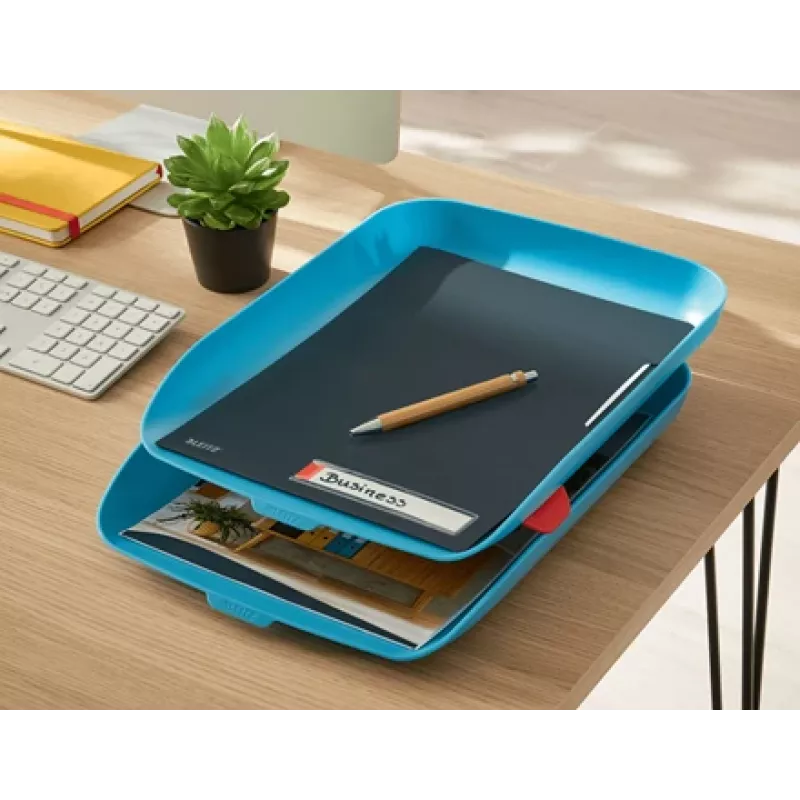 Leitz Cosy Privacy Folder, klasické zakladačové dosky, A4, polypropylén (PP), čierna, matná, na výšku