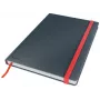 Leitz Cosy zápisník Soft Touch linajkovaný s tvrdým obalom, monochromatický, čierna, B5, 80 listov, matný, 100 g/m²
