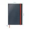 Leitz Cosy zápisník Soft Touch linajkovaný s tvrdým obalom, monochromatický, čierna, B5, 80 listov, matný, 100 g/m²