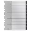 Leitz 12070000 abecedný register, polypropylén (PP), čierna, biela