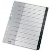 Leitz Recycle index, PP, extra široký, číselný register, polypropylén (PP), čierna, biela, na výšku, A4 Maxi, 160 g/m²