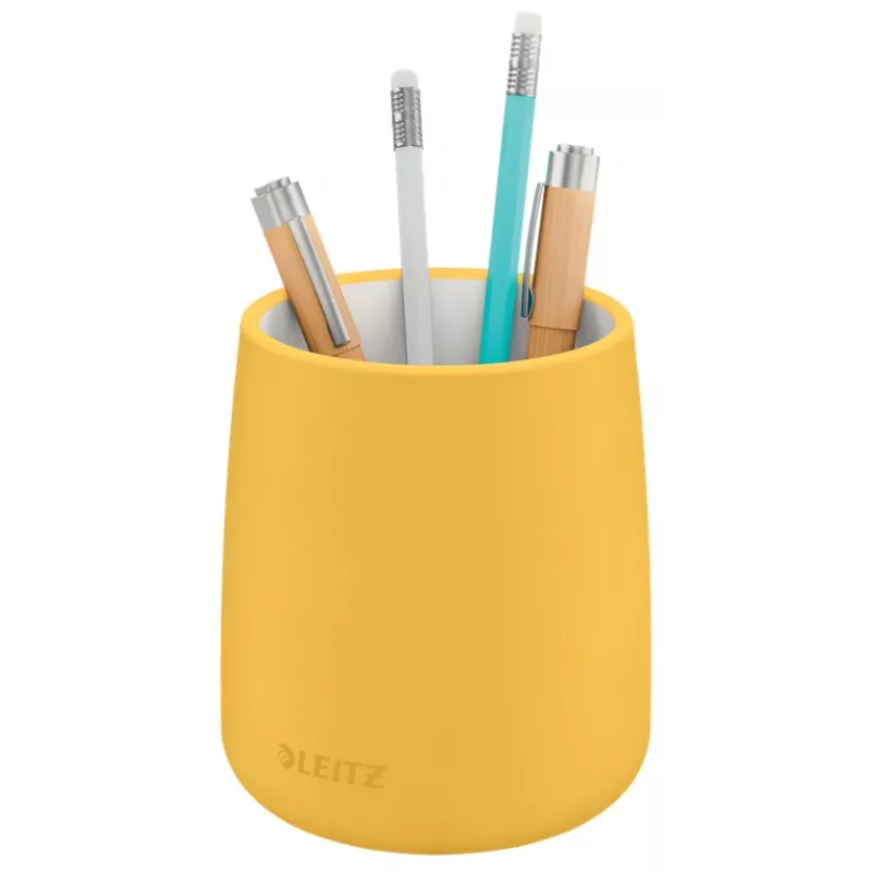 Leitz Cosy stojan na perá, žltý, keramika, chlapec/dievča, 8,7 cm, 105 mm, 240 g