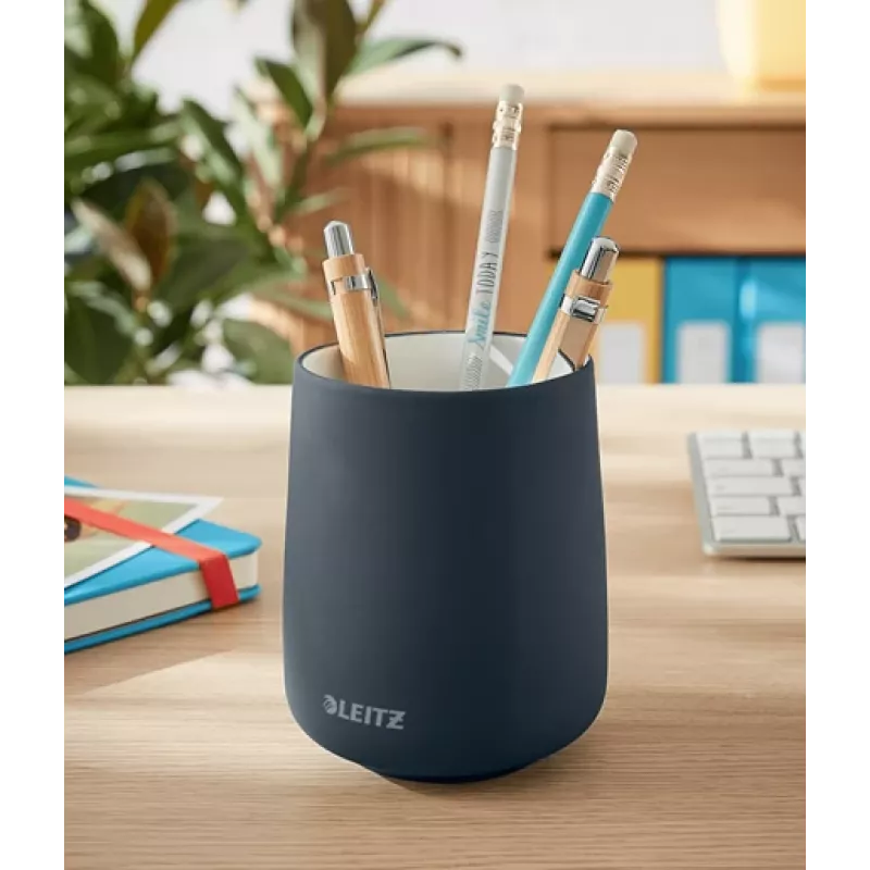 Leitz Cosy stojan na perá, sivý, keramika, chlapec/dievča, 8,7 cm, 105 mm, 240 g