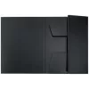 Leitz Recycle Card 3-Flap Folder, klasický zakladač, A4, kartón, čierna, matná, 250 listov