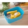 Leitz MyBox Cosy úložná vaňa, úložná krabica, modrá, obdĺžniková, plast, monochromatická, interiér