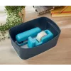 Leitz MyBox Cosy úložná vaňa, úložná krabica, sivá, obdĺžniková, plast, monochromatická, interiér