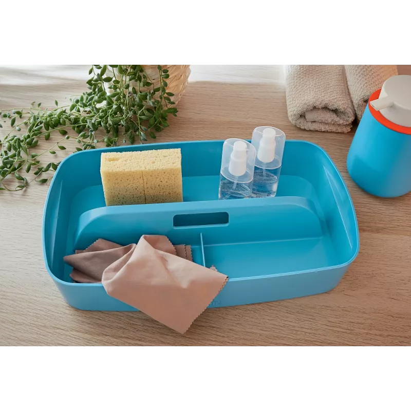 Leitz MyBox Cosy organizačná miska s rukoväťou, malá, úložná, modrá, plast, 307 mm, 181 mm, 56 mm, 300 g