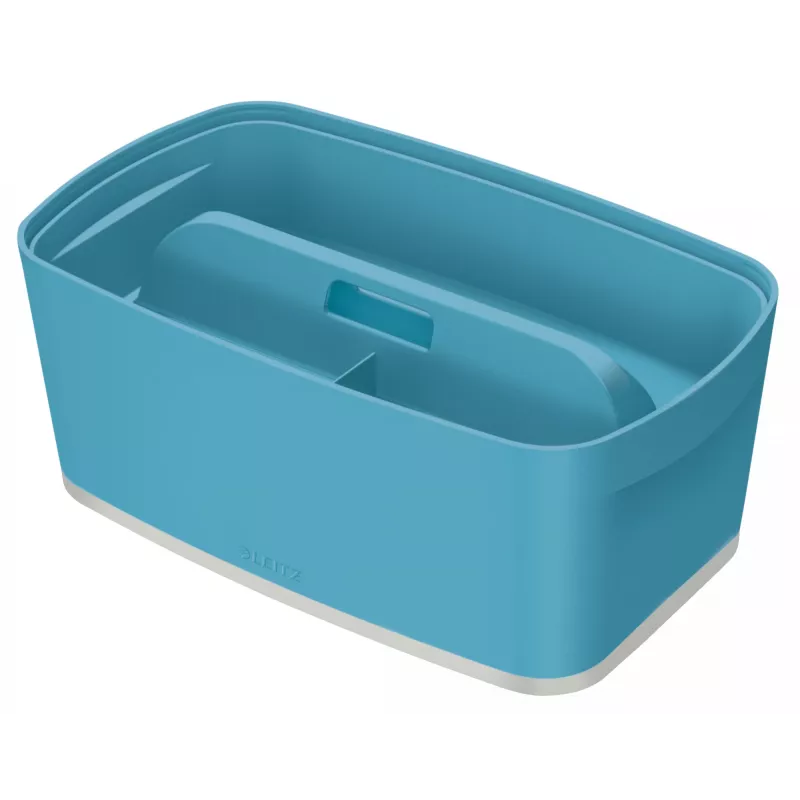 Leitz MyBox Cosy organizačná miska s rukoväťou, malá, úložná, modrá, plast, 307 mm, 181 mm, 56 mm, 300 g