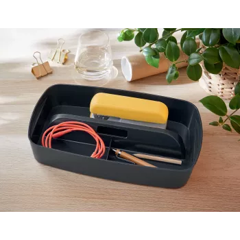 Leitz MyBox Cosy organizačná miska s rukoväťou Small, úložná, sivá, plast, 307 mm, 181 mm, 56 mm, 300 g