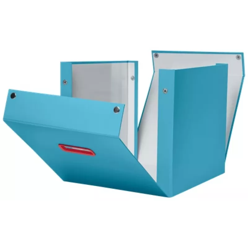 Leitz Click & Store Cosy Cube Large úložná krabica, úložná krabica, modrá, obdĺžniková, kartón, jednofarebná, interiér