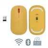 Leitz Cosy bezdrôtová myš, obojručná, RF Wireless + Bluetooth, 4000 DPI, oranžová