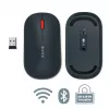 Leitz Cosy bezdrôtová myš, obojručná, RF Wireless + Bluetooth, 4000 DPI, sivá