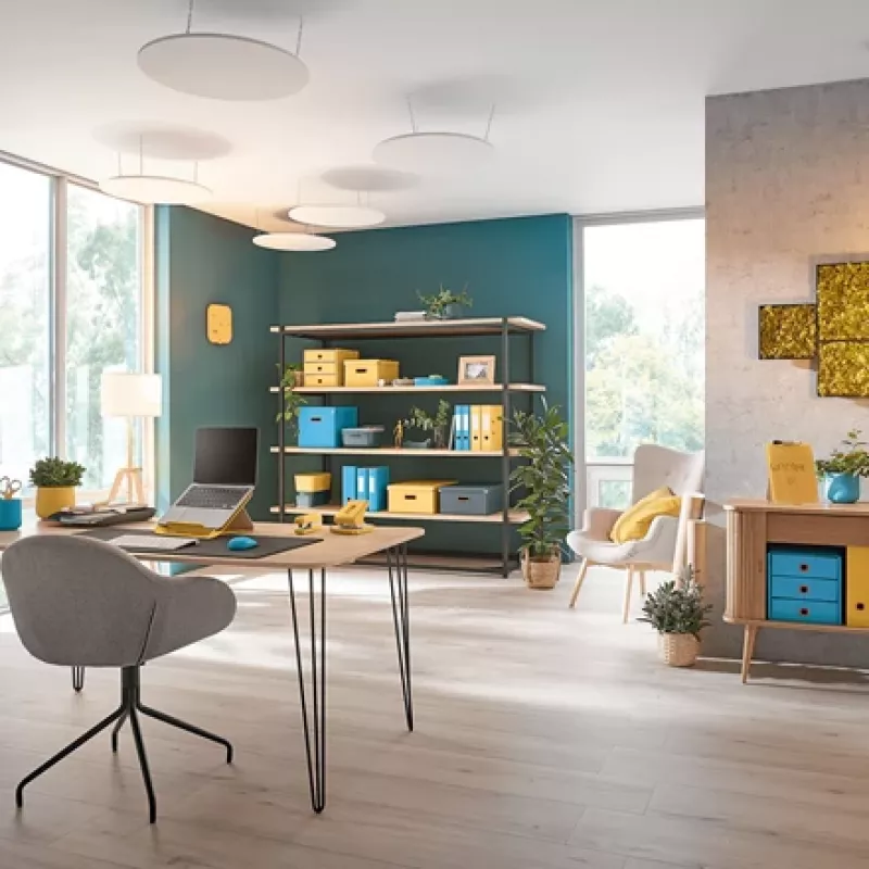 Leitz Cosy bezdrôtová myš, obojručná, RF Wireless + Bluetooth, 4000 DPI, sivá