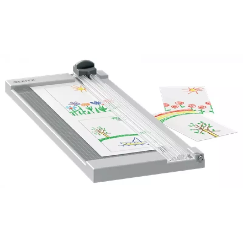 Leitz Precision Home rezačka papiera A4, 8 listov, A4, 80 g/m², sivá, guma, 153 mm