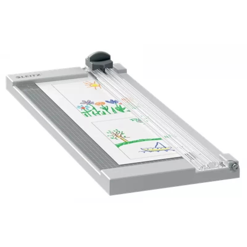 Leitz Precision Home rezačka papiera A4, 8 listov, A4, 80 g/m², sivá, guma, 153 mm