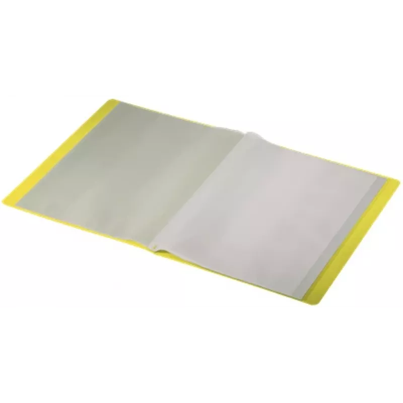 Leitz Recycle prezentačná kniha, žltá, polypropylén (PP), 20 priehradiek, 40 listov, na šírku/na výšku, A4
