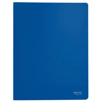 Leitz Recycle prezentačná kniha, modrá, polypropylén (PP), 40 priehradiek, 80 listov, na šírku/na výšku, A4