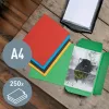 Leitz Recycle kartónové 3-chlopňové dosky, klasický šanón, A4, kartón, červená, 250 listov, 80 g/m²